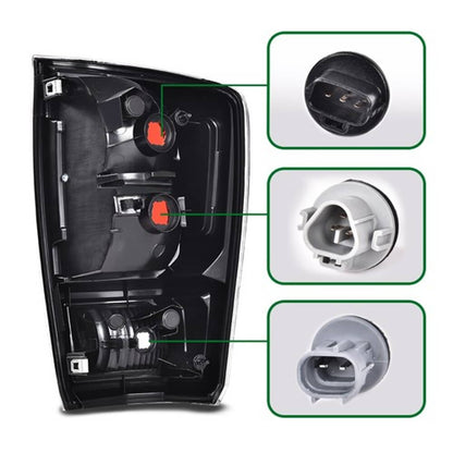 Solid Spare Fit For 2016-2021 Toyota Tacoma TRD Pickup Rear Tail Lights Brake Lamps Assembly