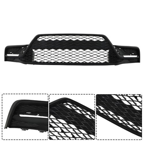 Solid Spare Front For Toyota Corolla 2023-2024 Pair LED Clear Headlights&Lower Grill Black