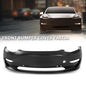 Solid Spare Fit For 2017-2023 Tesla Model 3 Front Bumper Cover w/ Tow Hook Hole 1084168S0E