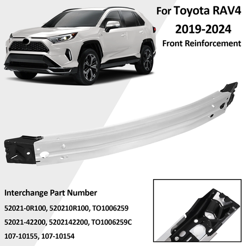 For 2019-2024 Toyota RAV4 Front Face Bar Reinforcement Impact Rebar Crossmember