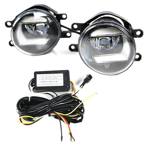 For 2011 2012 2013 Toyota Corolla Bumper LED Fog Lights Lamps Turn signal Pair
