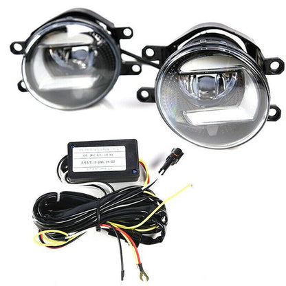 For 2011 2012 2013 Toyota Corolla Bumper LED Fog Lights Lamps Turn signal Pair