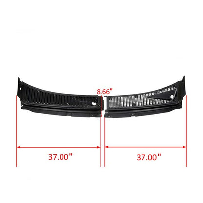 Solid Spare For Ford 99-07 F250 F350 Windshield Wiper Vent Cowl Screen Cover Grille Panel