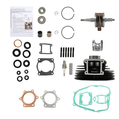 Solid Spare Piston Cylinder Crank Motor Gasket Seal Kit For Yamaha Blaster 200 66mm 88-06