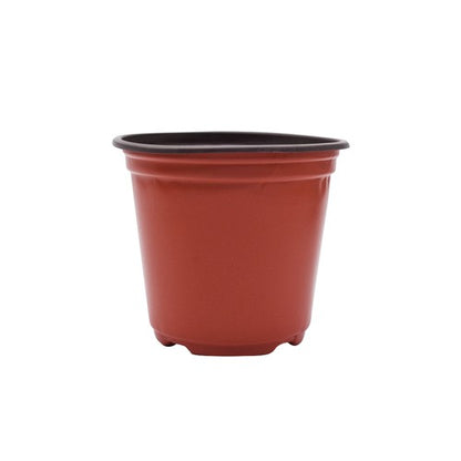 Solid Spare 100Pcs Flowers Nursery Cup Children's Room Nursery Plastic Plant Pot 14X13X9cm