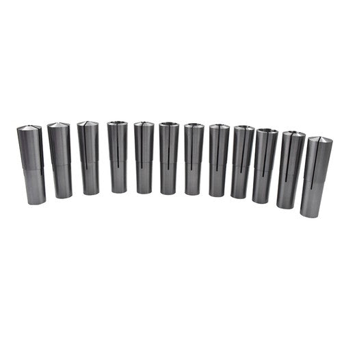 Solid Spare 12 pcs #3 Morse Taper Shank Collets 3MT MT3 1/8" - 3/4" Chuck Set New