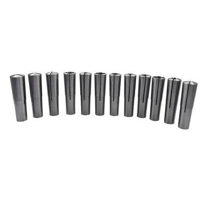 Solid Spare 12 pcs #3 Morse Taper Shank Collets 3MT MT3 1/8" - 3/4" Chuck Set New