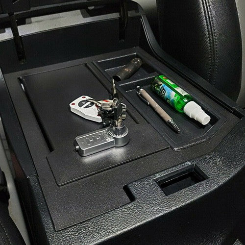 Solid Spare Center Console Safe Box For Toyota Tundra 07-13 /Sequoia 2008-2021 #00016-79184