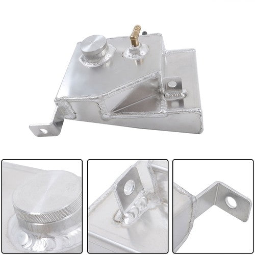 Solid Spare For Mazda Miata 1990 91-97 Aluminum Coolant Tank Expansion Recovery Overflow Can