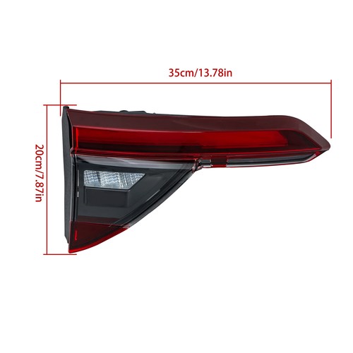 Solid Spare Tail Lamp Driver Inner Tail Light For GMC Acadia AT4 2020-2023 24 LED Left Side