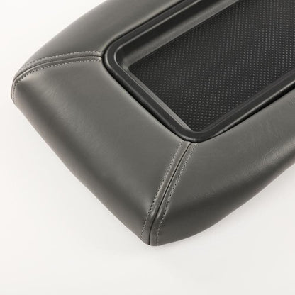 Solid Spare Center Console Lid Armrest Dark Gray Fit For 99-07 Avalanche Silverado Sierra
