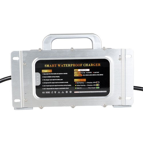 Solid Spare 48 V 15 A Waterproof Battery Charger For EZGO Golf Carts RXV & TXT Plug