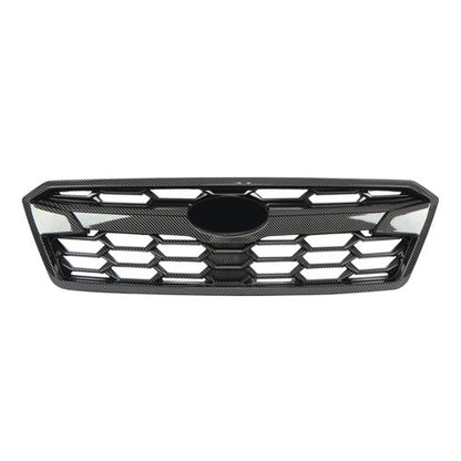 Solid Spare Front Bumper Grille For Subaru Crosstrek 2018 19 20 Plastic Black Carbon Fiber
