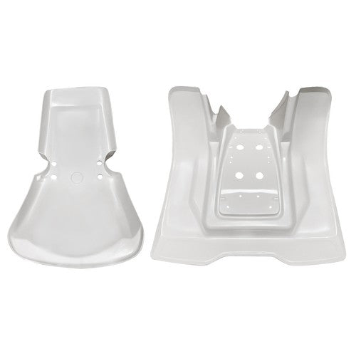 Solid Spare ABS Plastic White Front + Rear Fender For 1983 1984 1985 Honda ATC200X 3-Wheeler