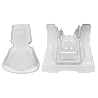 Solid Spare ABS Plastic White Front + Rear Fender For 1983 1984 1985 Honda ATC200X 3-Wheeler