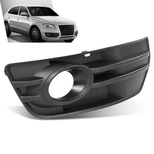 Solid Spare Fit For 2009-2012 Audi Q5 Front Bumper Fog Light Bezel Lamp Trim Right Side