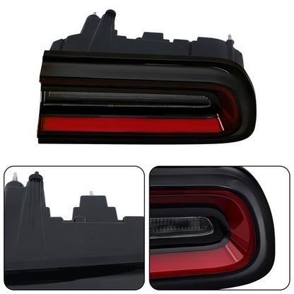 Solid Spare Right Passenger Side Rear Tail Light Brake Lamp For Dodge Challenger 2015-2023
