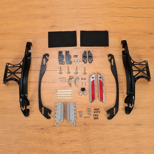 Solid Spare For Harley Touring 2014-2024 Saddle Bags Saddlebag Latch Hinge Lock Hardware Kit