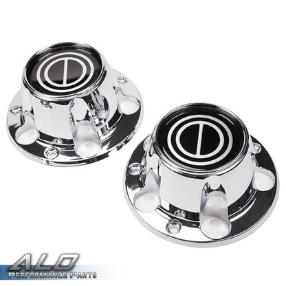 Solid Spare 4x4 Silver Wheel Center Hub Caps w/ Screws Fit For Ford F150/Bronco/Van