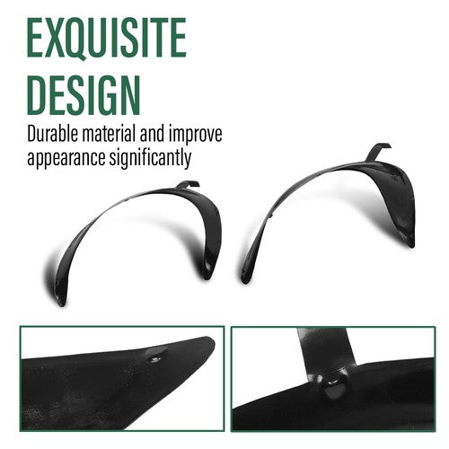 Solid Spare 4pcs Front & Rear Wheel Fender Flares Fit For 1968-1979 Corvette C3 L88