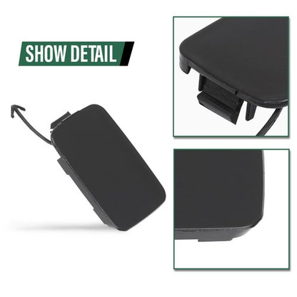 Solid Spare Fit For 2010-2012 Lexus RX350 RX450h Front Bumper Tow Hook Eye Cover Left+Right