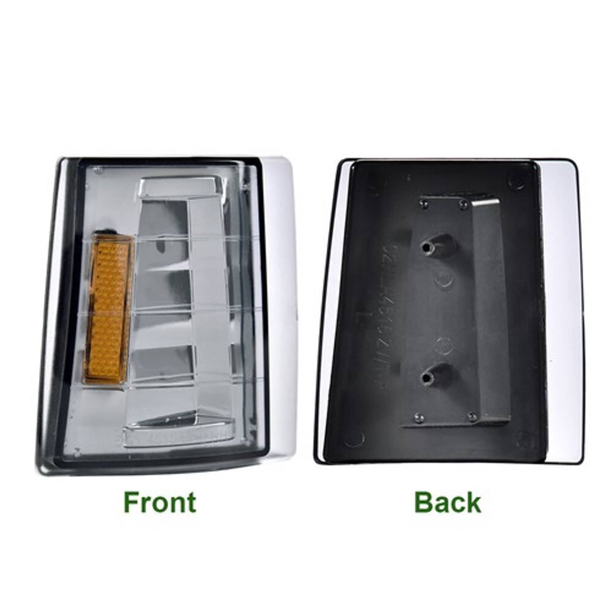 Solid Spare Fit For 1994-1998 Chevy C10 C/K Silverado Pickup Smoked Corner Turn Signal Light