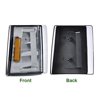 Solid Spare Fit For 1994-1998 Chevy C10 C/K Silverado Pickup Smoked Corner Turn Signal Light