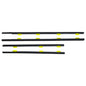 For Honda CR-V 2005 EX CRV Window Weatherstrip 4PC Sweep Molded Trim Outer Black