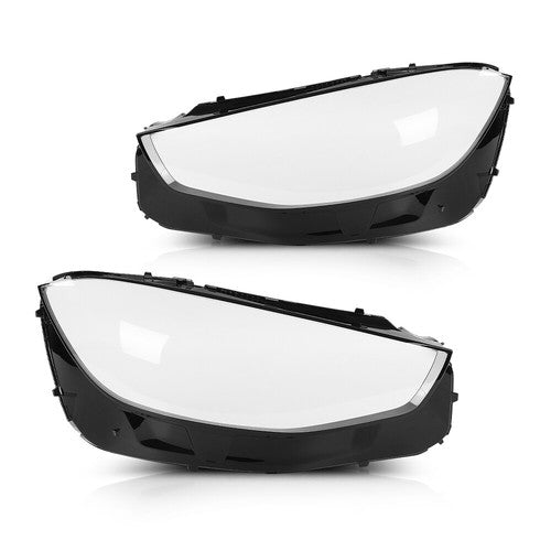 Solid Spare Fit For 20-23 Benz W223 S CLASS S400 S500 S580 Clear Headlight Replacement Lens