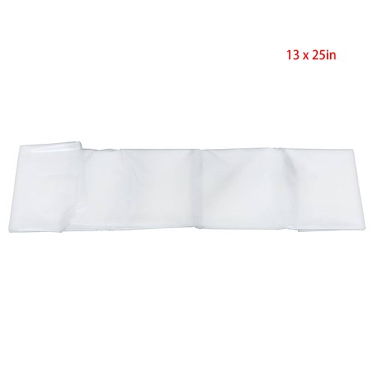 Solid Spare Clear Greenhouse Plastic Sheeting - 6 mil UV Resistant Polyethylene 13 × 25 FT