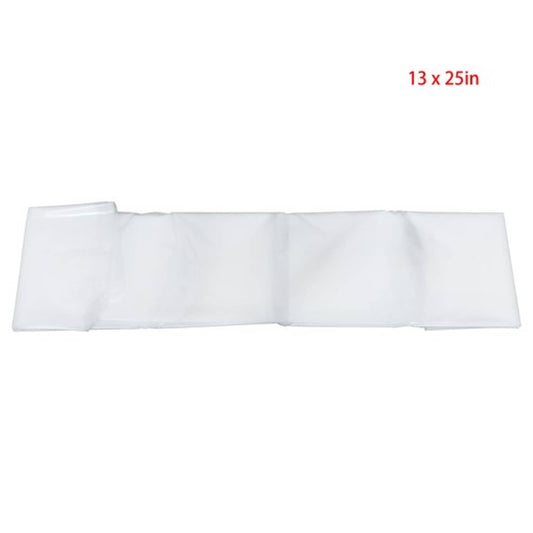 Solid Spare Clear Greenhouse Plastic Sheeting - 6 mil UV Resistant Polyethylene 13 × 25 FT