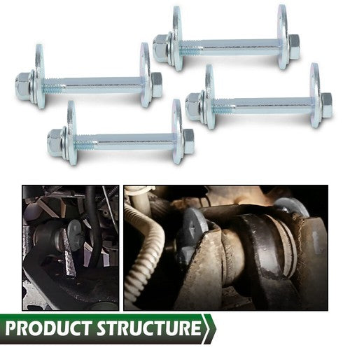 Solid Spare Fit For 98-12 Ranger Explorer Mazda Front Alignment Camber Caster Cam Bolt Kit