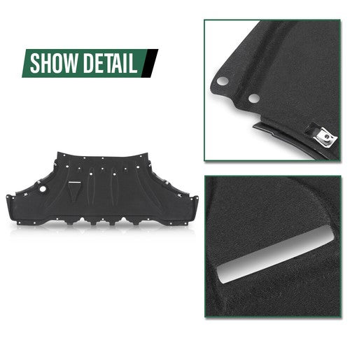 Solid Spare Fit For 2009-2013 Audi A8 D4/4H Front Engine Splash Shield Guard Under Cover