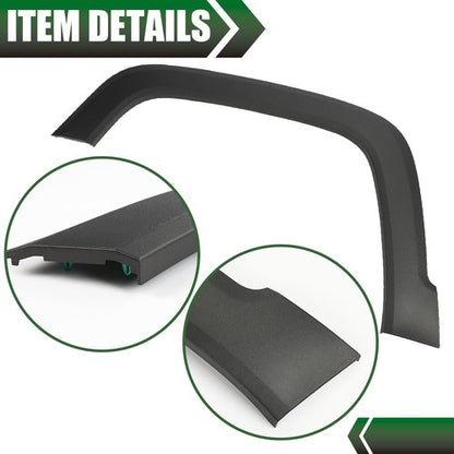 Solid Spare Fit For 2015-2023 Jeep Renegade Front Left Wheel Molding Fender Flare Textured