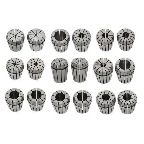 Solid Spare 18 Piece Super Precision ER32 Collet Set Sizes 3/32'' To 25/32''.0002" CNC