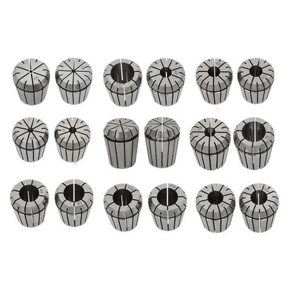 Solid Spare 18 Piece Super Precision ER32 Collet Set Sizes 3/32'' To 25/32''.0002" CNC