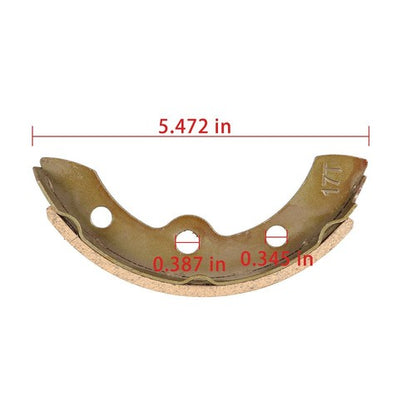 Solid Spare (4) For Club Car Golf Cart Brake Shoes Pads DS & Precedent 1018232-01 1995-up US