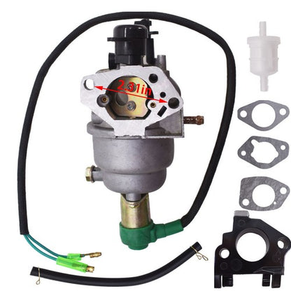 Solid Spare Carburetor w/ Solenoid Carb For Honda GX340 GX390 8HP 9HP 11HP 13HP Generator