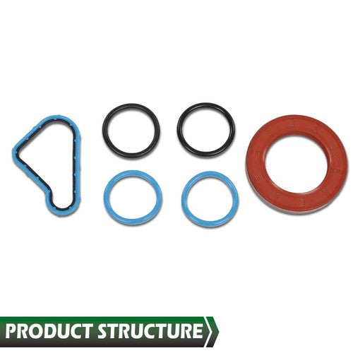 Solid Spare Fit For Dodge Durango Jeep Cherokee 99-09 4.7L 3.7L Timing Cover Gasket Set