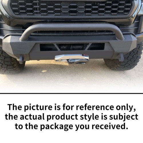 Solid Spare Steel Front Stubby Bumper Guard Bull Bar Hidden Winch For Toyota Tacoma 16-2023