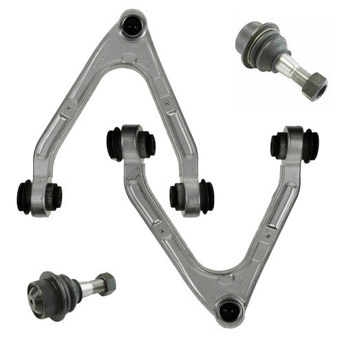 Solid Spare Fit For Hummer H3 H3T Series Set of 4 Control Arm Ball Joint Front Upper Lower