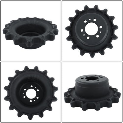 Solid Spare Sprocket 7165111 For Bobcat T190 T180 T140 With 6 Large Bolt Holes 15 Tooth