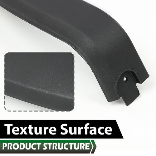 Solid Spare Fit For 2015-2017 Ford F-150 Textured Factory Style Wheel Fender Flares 4pcs