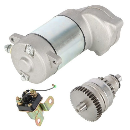 Solid Spare 1990-2003 For Polaris Trail Blazer 250 NEW ATV Starter Drive & Relay Solenoid