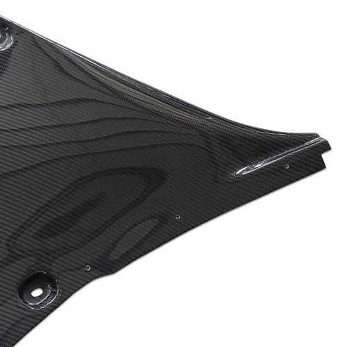 For 2008-2016 Nissan R35 GTR JD Style 08 Carbon Fiber Brake Fulid Battery Cover
