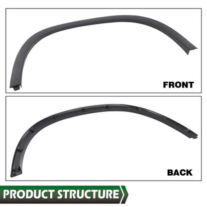 Solid Spare Front Fender Wheel Arch Molding Trim Left Driver Side Fit For 17-22 Chevy Trax
