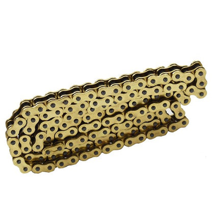 Solid Spare ATV Motorcycle 525 Pitch 120 Links With O-Ring Drive Chain Gold Color 525-120