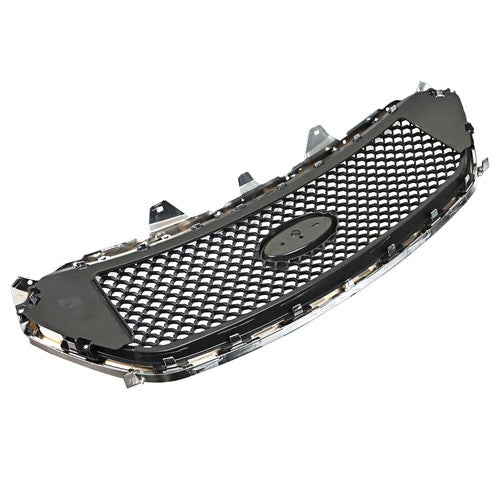 Solid Spare For Ford Taurus 2013-19 Plastic Front Upper Bumper Grille Mesh Grill Replacement