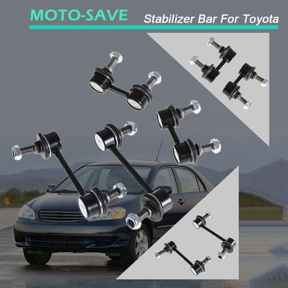 Solid Spare 4x Front & Rear Stabilizer Sway Bar End Link Set For 1993-1997 Geo Prizm 1.6L I4