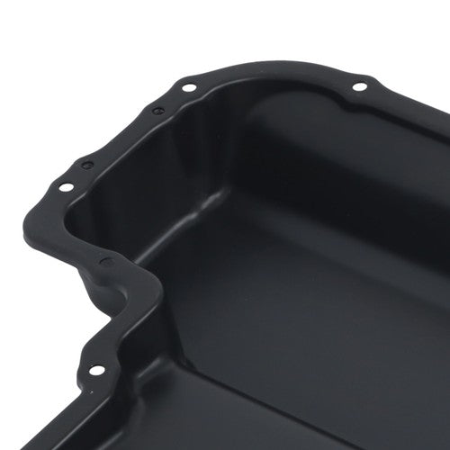 Solid Spare Black Engine Oil Pan w/ Drain Plug 264-866 For Mercedes-Benz E320 E350 2006-2009
